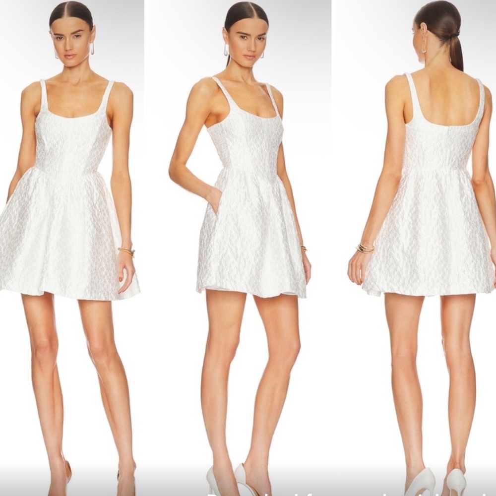Amanda Uprichard White Mini Dress